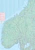 Road map of Northern and Central Norway showing the route from Trondheim to Nordkapp and the Arctic Circle. - Image 3 of 0