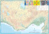 Double-sided travel and road map of Turkeyâ€™s South Coast, featuring Antalya, Izmir, Ephesus ruins, and regional highways. - Image 2 of 0