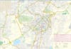 Armenia and Yerevan Travel Reference Map showing a detailed country road map on one side and a comprehensive Yerevan city street guide on the reverse. - Image 3 of 0
