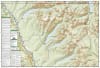 Glacier National Park North Fork Trail Map. Features found on this map include the Apgar Mountains, Bowman Lake, Flathead National Forest, Glacier, Kintla Lake, Lake McDonald, Lewis Range, Livingston Range, Mount Carter and Mount Cleveland, Pacific Northw - Image 2 of 0