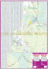 Front cover and detailed interior street grid view of the Santa Fe County road map featuring city insets for Downtown Santa Fe, Eldorado, and Edgewood. - Image 2 of 0