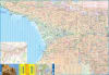 Explore the historic Caucasus region with this detailed, double-sided, and waterproof map. Features roads, tourist sites (monasteries, churches), and cities: Tbilisi, Yerevan, and Baku. Your durable guide to the border of Europe and Asia. - Image 2 of 0