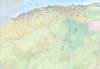 The most current Algeria road map, covering the Sahara, North Africa, and ferry routes to Spain/France. Features updated motorways, a map of Alger (including the metro), and ancient Roman sites. Essential for off-the-beaten-path travel. - Image 3 of 0