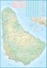 The essential double-sided Caribbean map. Barbados (1:38,000) features Bridgetown inset & colonial sites. Saint Lucia (1:45,000) covers rainforest, Pitons, and Castries inset. Perfect for cruise guests and self-guided island tours. Detailed roads & resort - Image 3 of 0