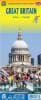 Great Britain Travel & Road Map showing highways, roads, railways, and ferry routes - Image 1 of 0