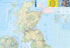 Great Britain Travel & Road Map showing highways, roads, railways, and ferry routes - Image 2 of 0