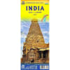 The definitive waterproof, topographical map of India. Features rich coloring, highlighted roads, essential tourist information, and an inset of New Delhi. Navigate India's vast and diverse landscapes with confidence. Ideal for planning train, road, and a - Image 1 of 0