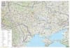 Ukraine Road Map, Waterproof Map of Ukraine, Travel Map Ukraine 1:1,000,000, Physical Map of Ukraine for Travel, Folded Road Map Ukraine - Image 2 of 0