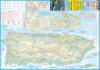 Waterproof double-sided Puerto Rico and US Virgin Islands travel reference map featuring road networks and San Juan city insets. - Image 2 of 0