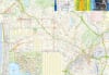 Los Angeles & SOCAL Coast Travel map. This is a double-sided map with Los Angeles portrayed on one side and Southern California on the other. The LA side shows most of the actual city, with an inset for Santa Monica, an inset of the Greater Los Angeles ur - Image 2 of 0