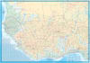 Regional road map of West Africa showing road quality, border crossings, and detailed coverage of Guinea, Liberia, and Sierra Leone. - Image 3 of 0