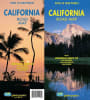 Folded California road map featuring state highway routes, mountain elevations, national parks, and regional city maps for Los Angeles, San Francisco, and San Diego. - Image 1 of 0