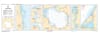 Official nautical chart 6100 featuring four detailed maps of Lac Saint-Jean, Quebec, including depth soundings and harbour plans for Roberval and Alma. - Image 1 of 0