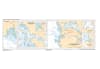 Official nautical chart 6100 featuring four detailed maps of Lac Saint-Jean, Quebec, including depth soundings and harbour plans for Roberval and Alma. - Image 4 of 0