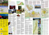 National Geographic Virginia State Guide Map showing the detailed highway road map side with city insets and the tourist guide flip side. - Image 2 of 0