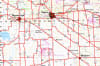 Saskatchewan Provincial Base Map 1:1,000,000 DLS Grid Wall Map. - Image 3 of 0