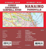 Nanaimo, Parksville Street Map Includes Campbell River, Comox, Courtenay, Dolphin Beach, Gabriola Island, Ladysmith, Lantzville, Nanaimo, Nanoose Bay, Parksville, Port Alberni, Qualicum Beach, Plus Vicinity Map. It shows transportation, boundaries, servic - Image 1 of 0
