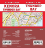 Kenora & Thunder Bay Detailed Street map. This map includes Atikokan, Dryden, Fort Frances, Geraldton, Ignace, International Falls, Kenora, Longlac, Sioux Lookout, Northwestern Ontario. It shows transportation, boundaries, services, culture centers, and r - Image 1 of 0