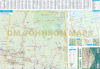 Front cover of the GM Johnson Easy-to-Read Alberta Large Print Road Map highlighting highways, campgrounds, and city insets including Calgary, Edmonton, and Yellowknife, NWT. - Image 2 of 0