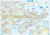 Detailed folding road map of Atlantic Canada and the Maritime Provinces with points of interest - Image 3 of 0