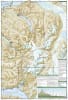 Chugach State Park Trail Map Anchorage, Alaska. This map features key points of interest including the Eklutna Lake and Campbell Tract recreation areas, Eagle River Nature Center, the Seward Highway Scenic Byway, and a section of the Iditarod National His - Image 3 of 0