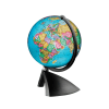 Brighten your workspace with the Replogle Terrene 6-inch globe. This modern blue ocean desk globe features internal LED illumination and a sleek minimalist stand. - Image 1 of 0