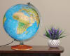 Experience two worlds in one with the Replogle Odessa. This 12-inch (30cm) illuminated globe features a political map that reveals physical topography when lit. - Image 2 of 0
