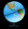 Discover the best of both worlds with the Livingston 12-inch Illuminated Raised Relief Globe. This traditionally styled globe is a marvel of cartography, featuring a unique 2-in-1 map that makes it perfect for students and adults alike. When unlit, the gl - Image 1 of 0