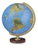 Discover the best of both worlds with the Livingston 12-inch Illuminated Raised Relief Globe. This traditionally styled globe is a marvel of cartography, featuring a unique 2-in-1 map that makes it perfect for students and adults alike. When unlit, the gl - Image 2 of 0