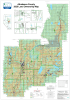 Athabasca County No 12 Alberta landowner map showing quarter section surface ownership, roads, and land status at 1 to 90000 scale. - Image 1 of 0