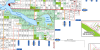 Detailed Vulcan County landownership map showing quarter section parcel boundary labels, surface landowner names, road networks, and color-coded Crown and Freehold land in southern Alberta. - Image 3 of 0