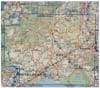IGN Top 100 (D30) Gard travel map featuring NÃ®mes, AlÃ¨s, Pont du Gard, Aigues-Mortes, and GR hiking trails. - Image 2 of 0