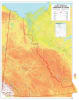 Yukon Territory Base Map 1:1,000,000. A very detailed base map of the Yukon Territory, showing places like Dawson, Fort Norman, Inuvik, Whitehorse and Watson Lake. Includes elevation by using hypsometric tints to reflect the elevation change, places, road - Image 1 of 0