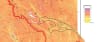 Yukon Territory Base Map 1:1,000,000. A very detailed base map of the Yukon Territory, showing places like Dawson, Fort Norman, Inuvik, Whitehorse and Watson Lake. Includes elevation by using hypsometric tints to reflect the elevation change, places, road - Image 2 of 0