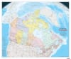 Official Natural Resources Canada Political Wall Map from the Atlas of Canada Reference Map Series featuring boundaries, EEZ limits, and national parks. - Image 1 of 0