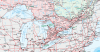 Official Natural Resources Canada Political Wall Map from the Atlas of Canada Reference Map Series featuring boundaries, EEZ limits, and national parks. - Image 2 of 0