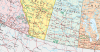 Official Natural Resources Canada Political Wall Map from the Atlas of Canada Reference Map Series featuring boundaries, EEZ limits, and national parks. - Image 3 of 0
