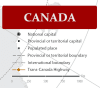 Simplistic and colorful laminated wall map of Canada for kids showing provinces, territories, and capital cities. - Image 2 of 0