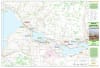1:50,000 scale topographic map of Meadow Lake Provincial Park West, Saskatchewan, showing campgrounds, boat launches, and trails. - Image 2 of 0
