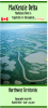 MacKenzie Delta River 6 travel map featuring 1:250,000 scale shaded relief from Tsiigehtchic to Tuktoyaktuk and Inuvik town insets. - Image 1 of 0