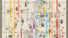 A 24x36 inch World History timeline wall chart displaying global empires and civilizations from 3000 BCE to the present side by side. - Image 3 of 0
