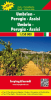 Detailed F&B road map of Umbria (1:150k). Navigate Perugia, Assisi (St. Francis Basilica), Orvieto, and Lake Trasimeno. Essential for driving Italys Green Heart. - Image 1 of 0