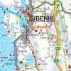 Dalmatian Coast Freytag Berndt.  This map covers Sibenk, Split, and Vis. - Image 2 of 0