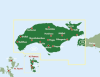 Detailed F&B Samos map (1:50k) for Greek island driving & hiking. Navigate Pythagoreio, Heraion, and Mount Kerkis. Essential travel guide. - Image 3 of 0