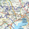Greece Detailed Travel & Road Map.  â€‹Greece is a beautiful and historically rich country, known for its stunning landscapes, charming towns, and important historical sites. Be sure to visit Athens, Santorini, Delphi, Meteora and Crete. - Image 3 of 0
