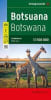 Botswana Travel map. Botswana is a beautiful country in southern Africa known for its diverse wildlife, stunning natural landscapes, and rich cultural heritage. A map is essential for exploring Botswana, as many of the top sites are located in remote area - Image 1 of 0