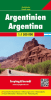 Freytag & Berndt Argentina Travel and Road Map showing major highways, Ruta 40, and national park boundaries. - Image 1 of 0