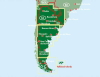 Freytag & Berndt Argentina Travel and Road Map showing major highways, Ruta 40, and national park boundaries. - Image 2 of 0