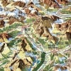 The Tyrol Dolomites and Lake Garda region in Italy offers a diverse range of breathtaking landscapes, charming towns, and cultural attractions.  The clear design, shaded relief, and extensive index of local authorities make navigation easy, while the addi - Image 3 of 0