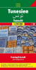 Freytag & Berndt AK36 Tunisia map (1:700k). Essential for road trips, showing roads, distances, historic sites, and the Sahara. Includes city plans for Tunis & Sousse. - Image 1 of 0